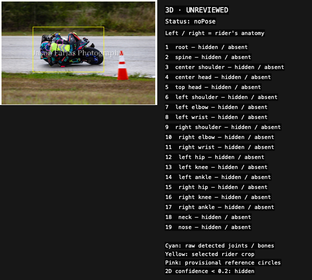 P01 · reference · Damien 3D inspection