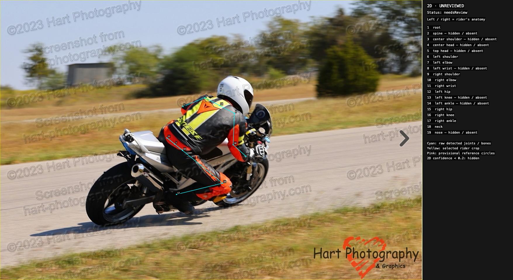 A001 · subject · James 2D inspection